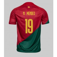 Muški Nogometni Dres Portugal Nuno Mendes #19 Domaci SP 2022 Kratak Rukav